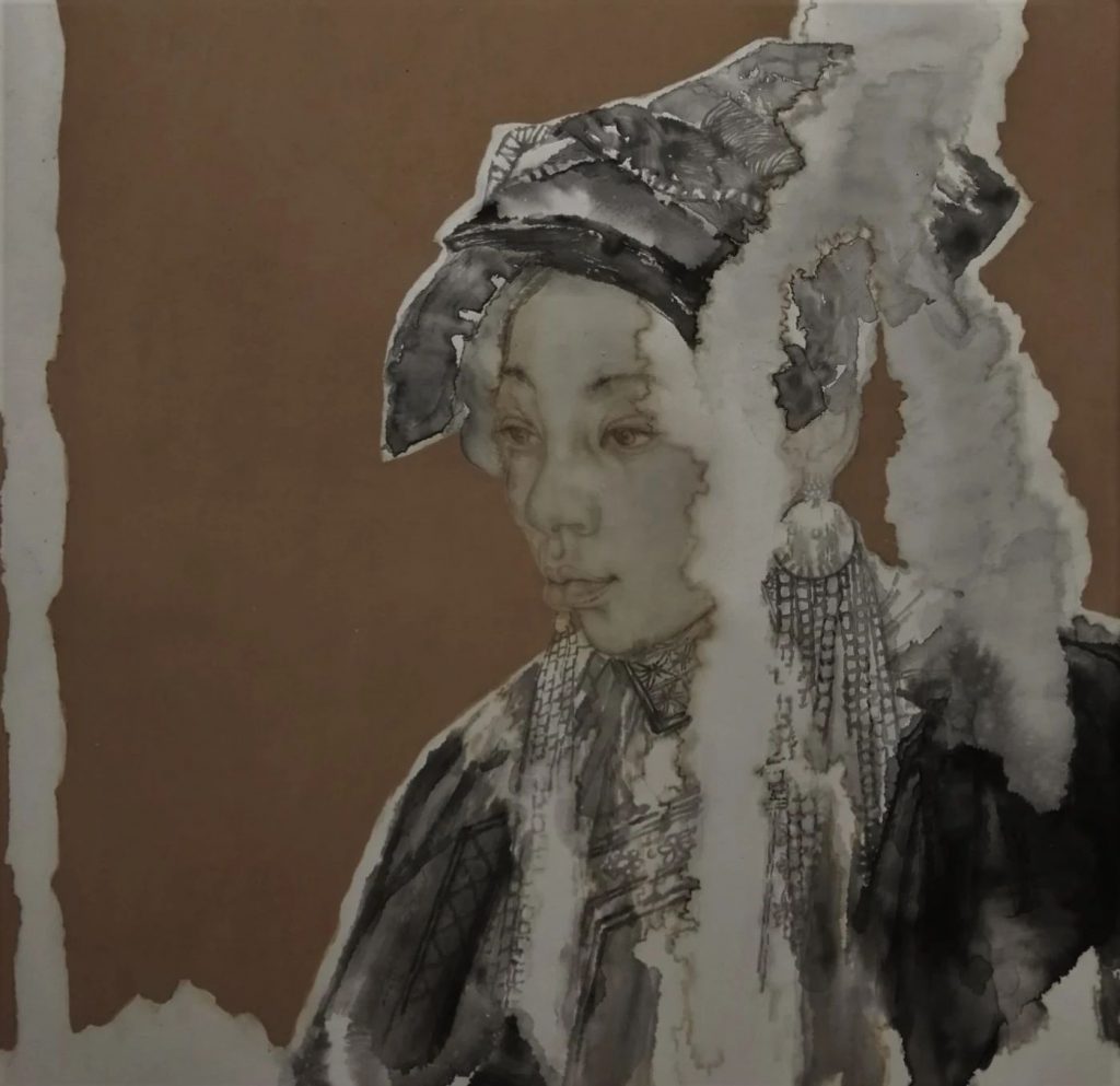 《幽·蒙古族之一》 180x96cm