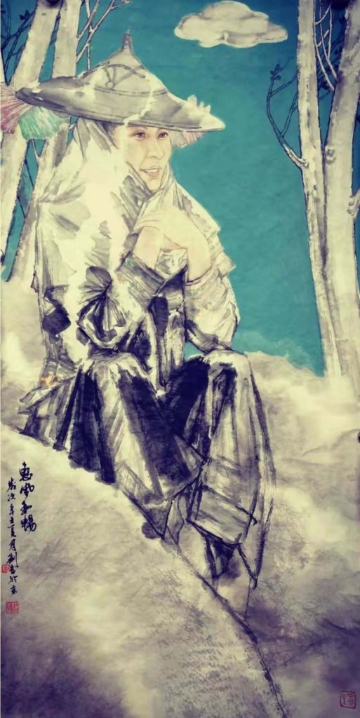 《惠风和畅》 136x68cm