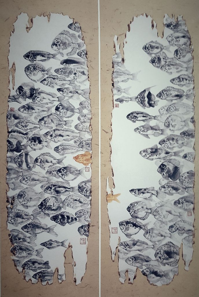 游之二180x220cm