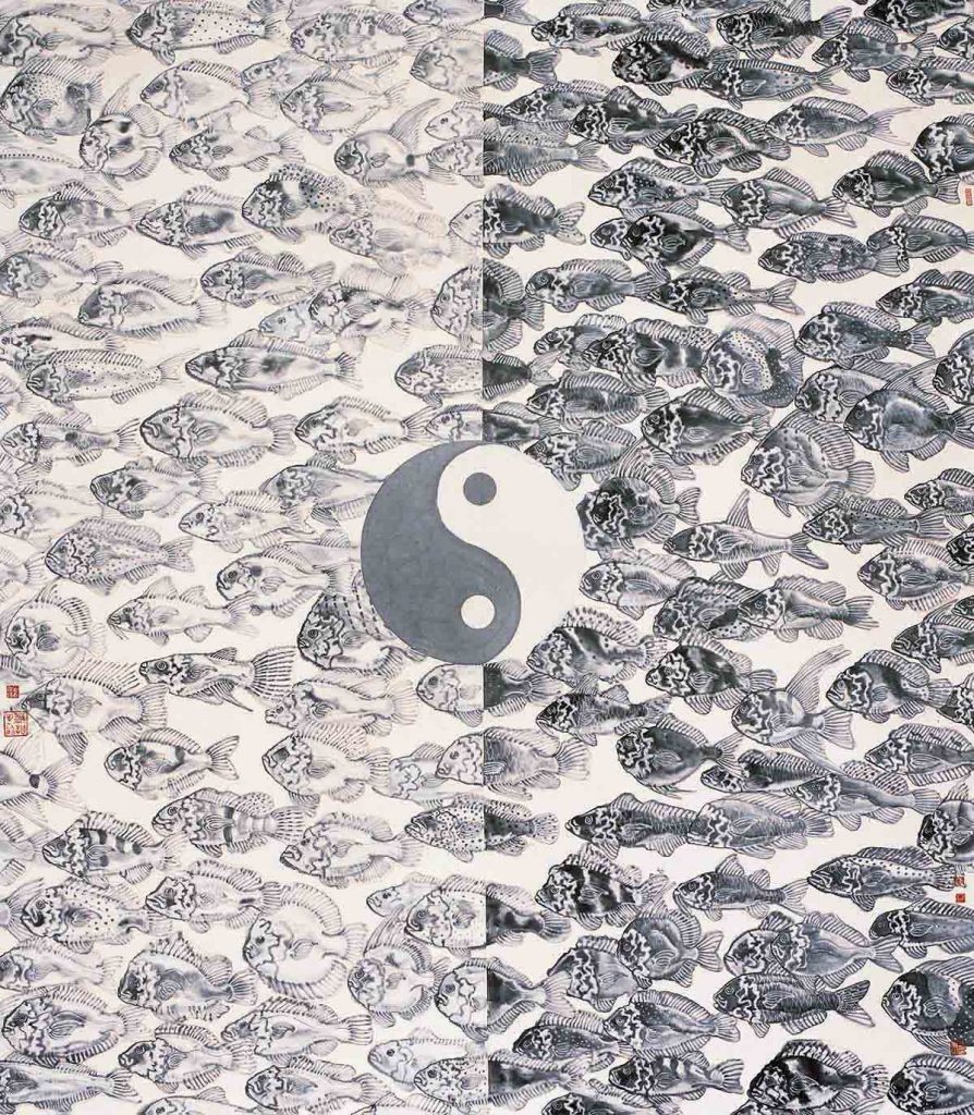 生生不息之一185x190cm